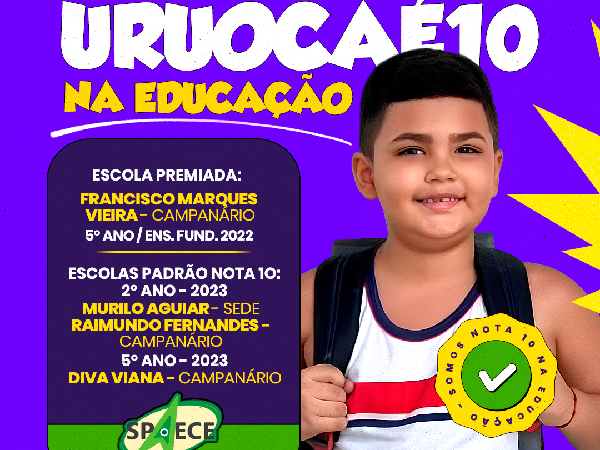 EDUCAÇÃO URUOQUENSE É NOTA 10!